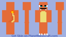 Charmander 2024 Minecraft Skin