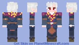 Astarion BG3 Minecraft Skin