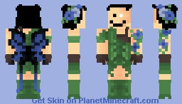 Quackity Cubito ~ Hada Mariposa Minecraft Skin
