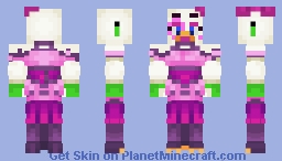 Glamrock chica (cowgirl) Minecraft Skin
