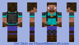 steve but cool ig idk Minecraft Skin
