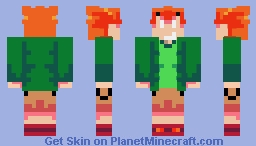 Pico (Pico remix FNF animation) Minecraft Skin