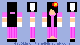 Fairytale outfit Rose Minecraft Skin