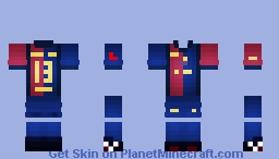 Football Skin Minecraft Base - FC Barcelona H 24/25 Minecraft Skin