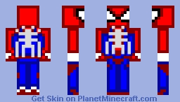 Spider-Man advanced Suit PS4/PS5 Minecraft Skin