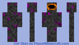 Dark matter guy Minecraft Skin