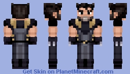 Wolverine X-Men Claws Minecraft Skin