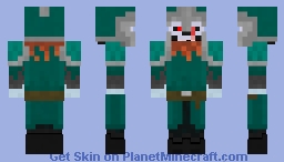 Undead Knight (Teal) Minecraft Skin
