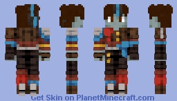 SmallishBeans Cyan Coyotes Minecraft Skin