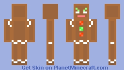 gingerbread man Minecraft Skin