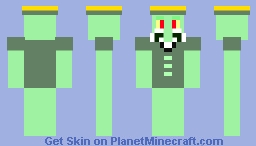 Flying Dutchman Costume Squidward Minecraft Skin