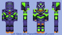 Evangelion Test Type-01 (Rebuild) Minecraft Skin