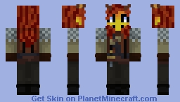 Glen - half dragon bounty hunter Minecraft Skin