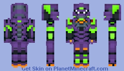 Evangelion Test Type-01 Minecraft Skin