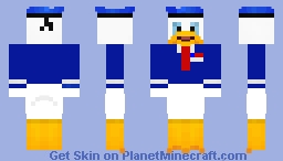 Donald Duck Trump Minecraft Skin