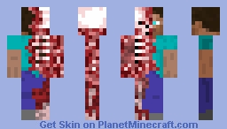 Half-dead steve Minecraft Skin