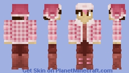 Joel smallishbeans pink winter skin Minecraft Skin