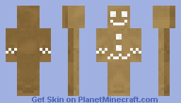 Advent calendar skin pack: december 1, gingerbread man Minecraft Skin