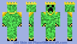 king of bling creeper Minecraft Skin