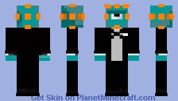 Smoking guardian skin Minecraft Skin