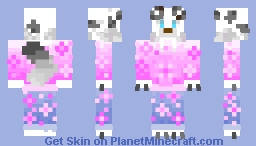 Cherry Blossom Puppy Minecraft Skin