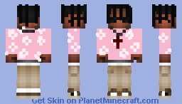 Travis Scott Denim Tears Minecraft Skin
