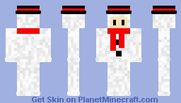 Snowman Onesie (No Accessories) Minecraft Skin