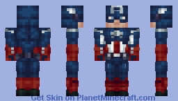 Captain America - Marvel - Avengers (2012) Minecraft Skin