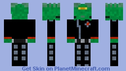 Humanoid Volatix Cabal Dalek (Doctor Who What if?) Minecraft Skin