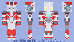 Ultraman X Minecraft Skin