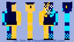 Five Nights Tower Defense; Eclipse Ballora Minecraft Skin
