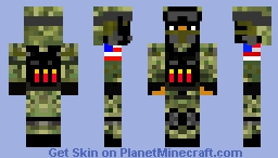 soldier USA Minecraft Skin