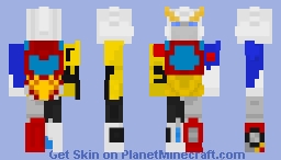 Transformers - Optimus Maximus - First Draft (Combiner Wars... Sorta) Minecraft Skin