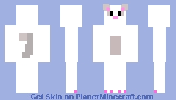 white cat Minecraft Skin