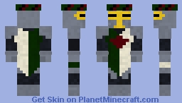 Dark Angel Knight of Bretonnia (Warhammer What If?) Minecraft Skin