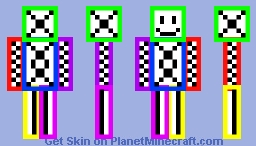 Cores Minecraft Skin