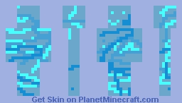 blublu (if you colorblind its blue) Minecraft Skin