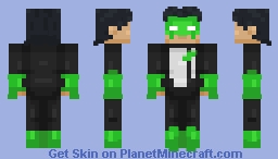 Green Lantern (Kyle Rayner) Minecraft Skin