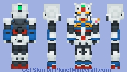 RX-78XX Gundam Pixy Minecraft Skin