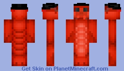 Lobster With a Cool Hat - Friend Request Skin Minecraft Skin