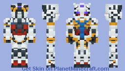 RX-78-02 White Gundam Minecraft Skin