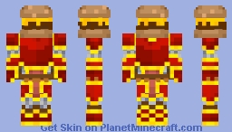 Cheeseburger Knight Minecraft Skin