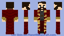 Rassilon the Resurrected (Doctor Who - Big Finish) Minecraft Skin