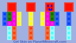 Tetris man Minecraft Skin