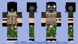Soldier Military Guy 🪖 "Gas mask" Minecraft Skin
