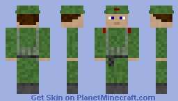Vietnamese Soldier (Rifle) 1959-1975 Minecraft Skin