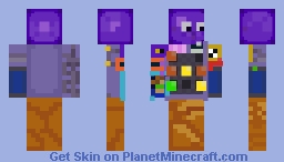 Nubby b/w Number Factory Minecraft Skin