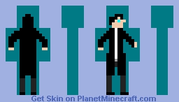 Pixel Sung Jin-woo (Solo Leveling) Minecraft Skin