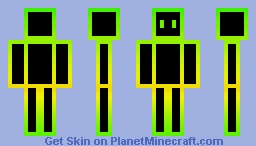 Yellow and Green Gradient Thing Minecraft Skin