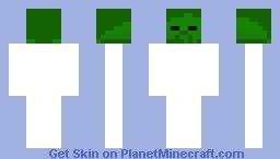 Bare Bones Zombie Head Minecraft Skin